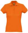 11338 Passion SOL'S Ladies Passion Cotton Piqué Polo Shirt Orange colour image